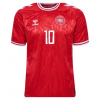 Camisa de time de futebol Dinamarca Christian Eriksen #10 Replicas 1º Equipamento Europeu 2024 Manga Curta